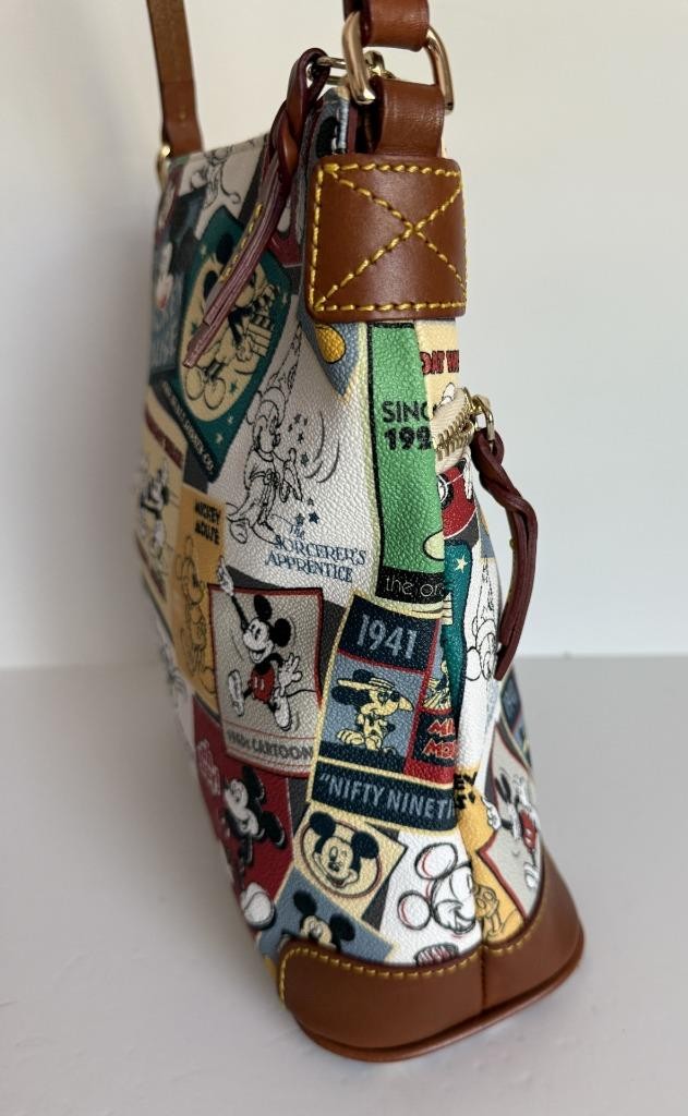 Disney Dooney & Bourke Mickey Through the Years 2016 Handbag Read Description