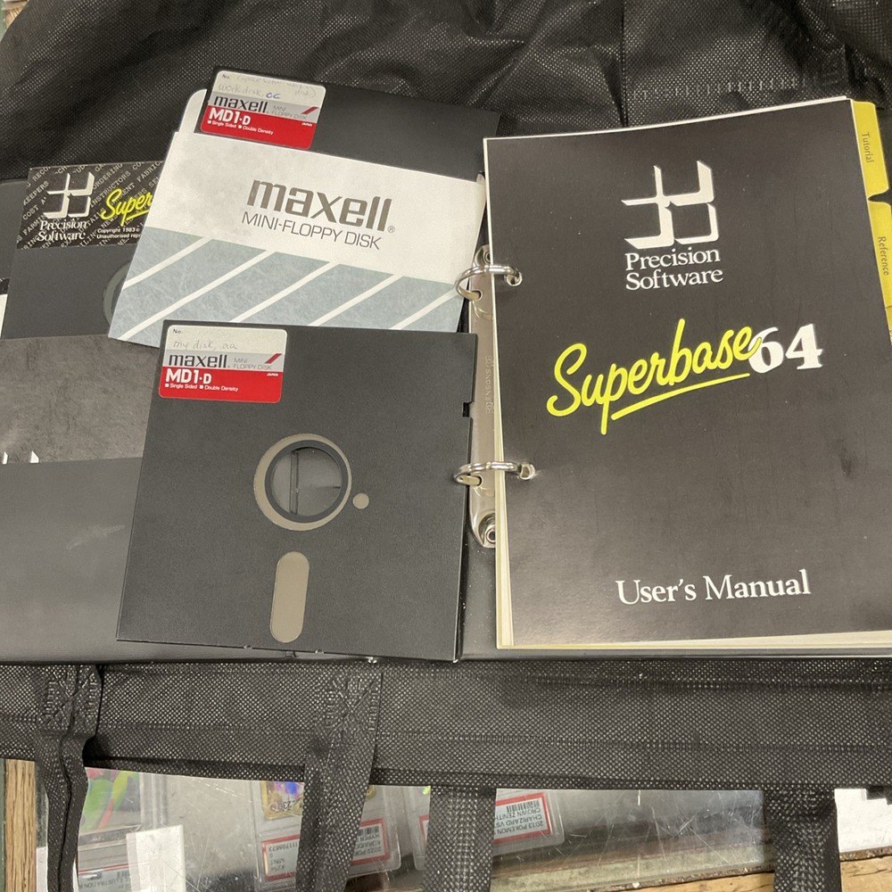 Superbase 64 Commodore Information Control System Used FREE SHIPPING