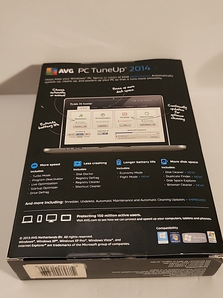 AVG PC TUNEUP 2014 3PC/1 YEAR SOFTWARE