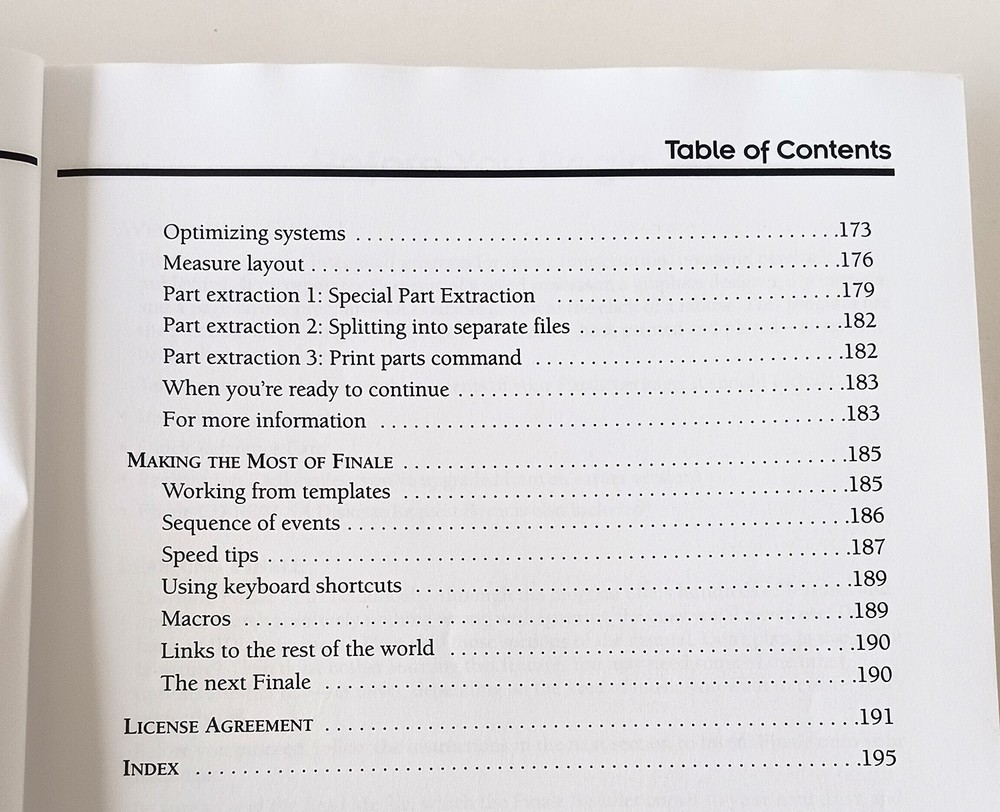 Finale 97 Installation & Tutorials Manual w/ Install Key Number Music Notation