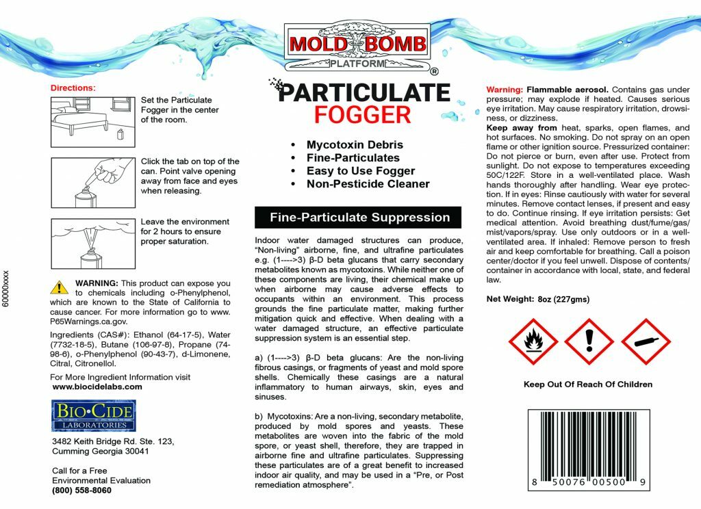 Mold Bomb Particulate Fogger | Suppresses Mold Spores, Mildew in One Treatment