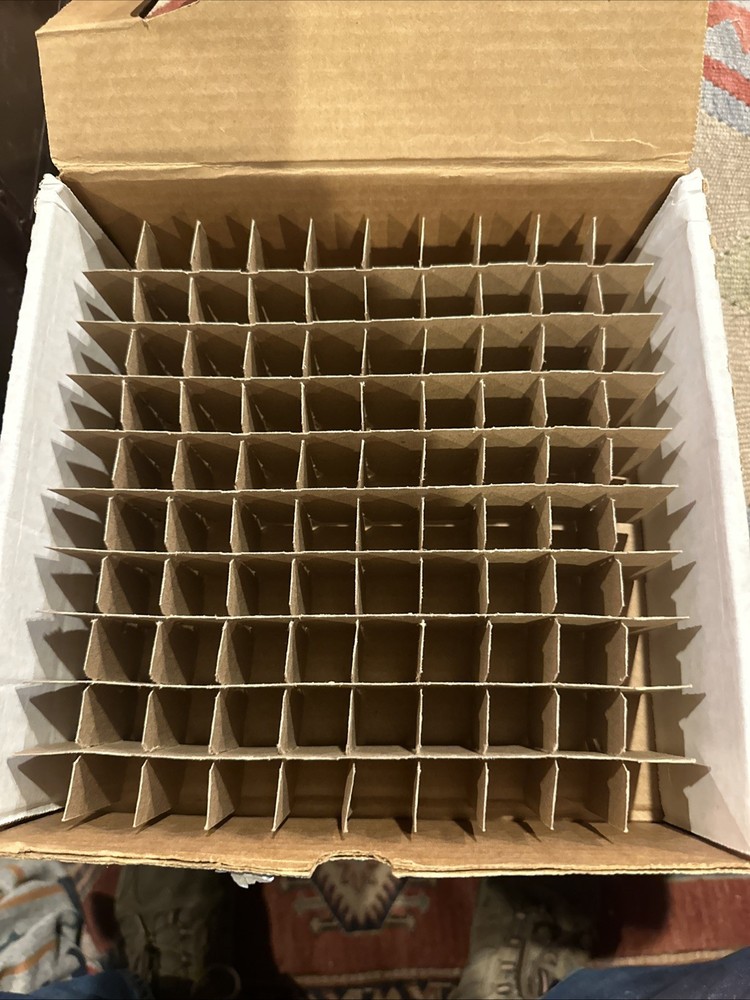 Empty Coin Tube Box