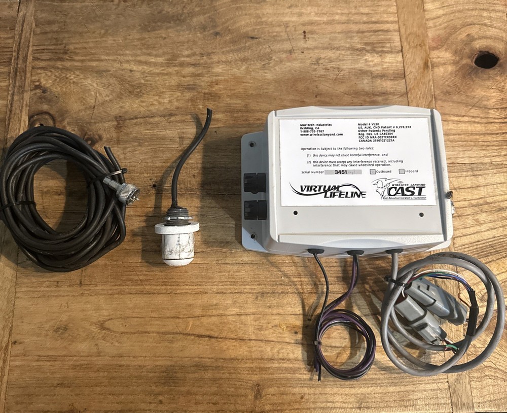 MARITECH INDUSTRIES VIRTUAL LIFELINE  WIRELESS ENGINE SHUT OFF SYSTEM MARINE