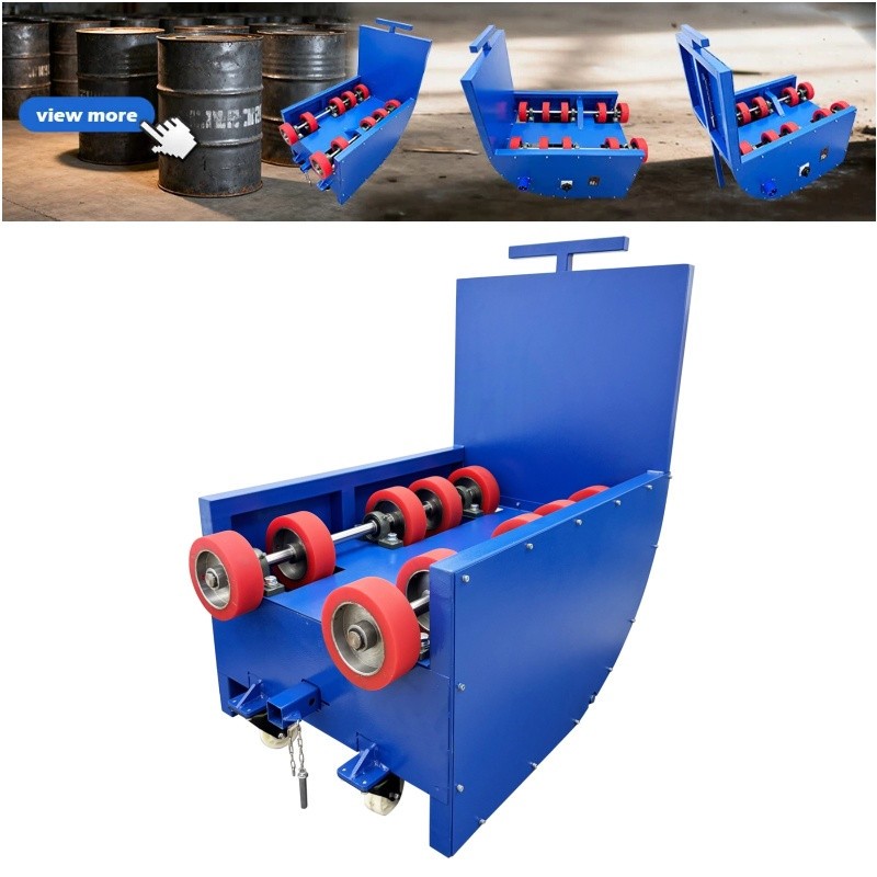 Iron Drum Rotator Mixer 485LBS Load Industrial Drum Roller Variable Speed 110V