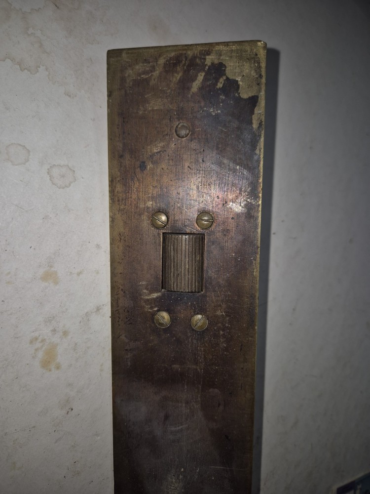 ANTIQUE BRASS / BRONZE ROLLING PARALLEL RULER