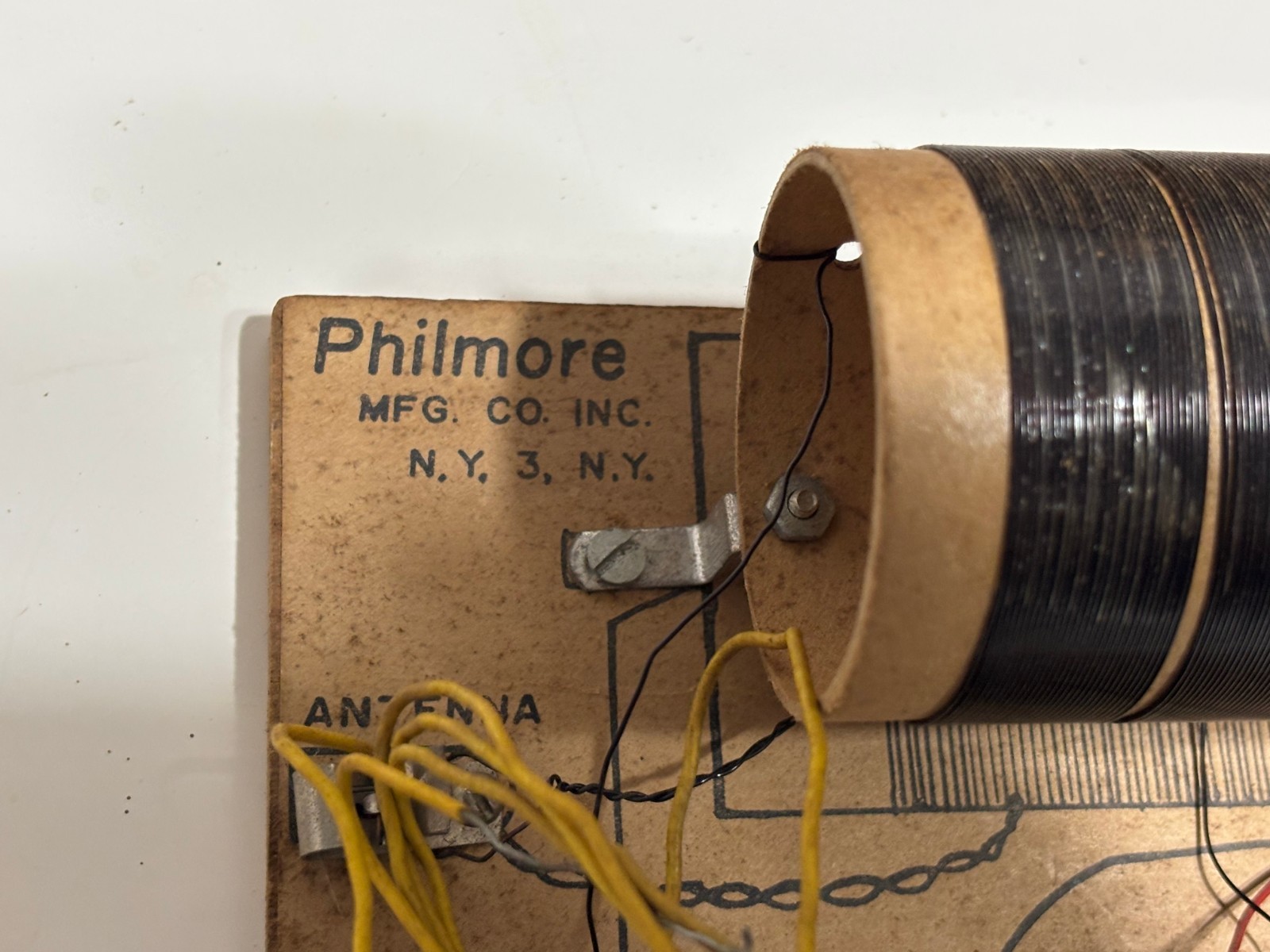 Vtg U.S. COMMAND Space Satellite MOON RADIO box only + PHILMORE VC-1000 SATO Ear