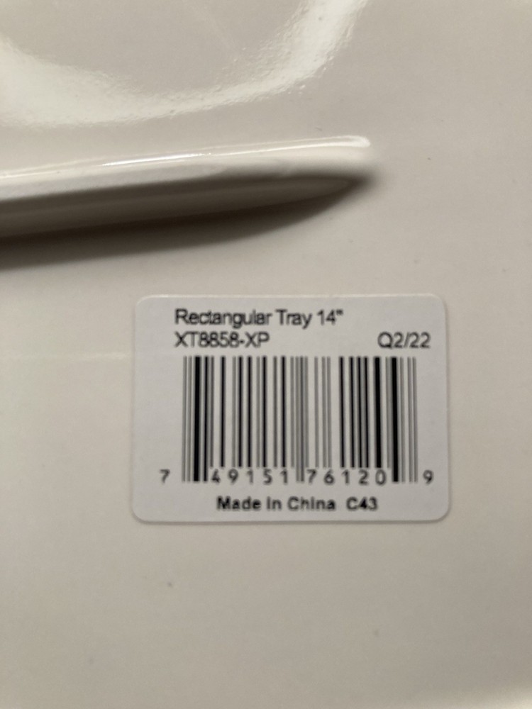 NIB Spode Christmas Tree 14” Rectangular Tray Service Ware Portmeirion Group