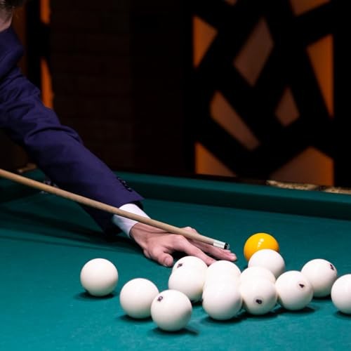 10 Sets Billiard Cues Tips Replacement, Screw On Pool Cue Tips with White