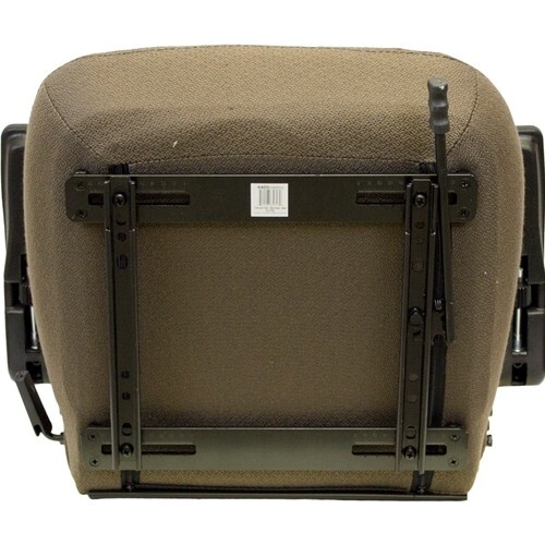 Fits John Deere Loader/Backhoe Seat Assembly - Fits Various Models - Brown Cloth