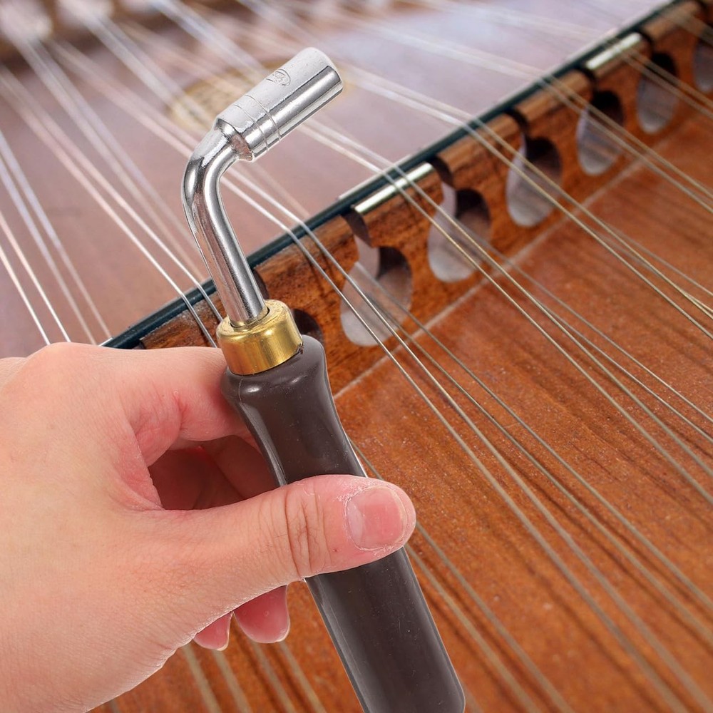 Dulcimer Tone Tuning Wrench Tool for String Adjustment Ergonomic Handheld Ins...