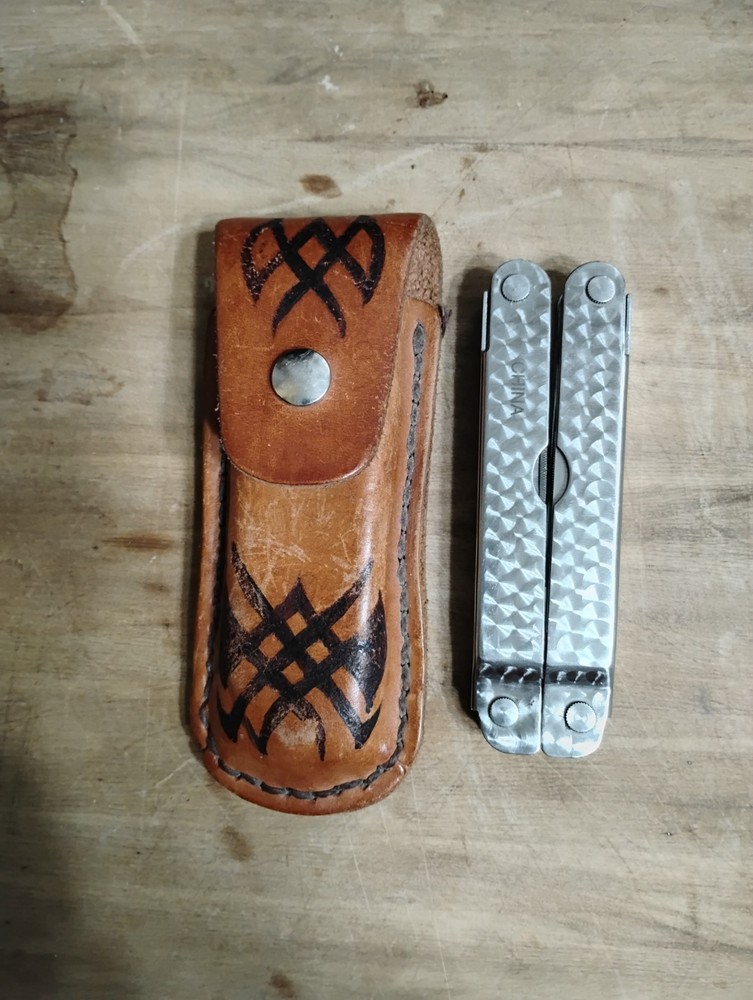 Vintage Sheffield Stainless Multi Tool With Sheath