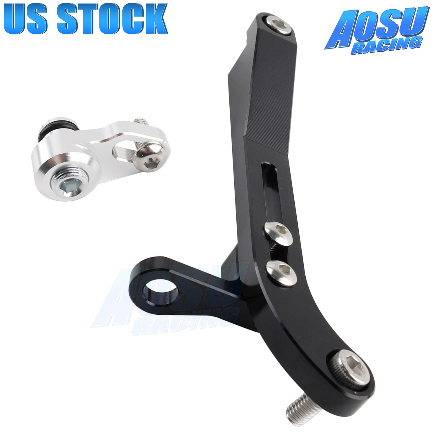 Black Billet LSA Throttle Cable Bracket For Lokar Throttle Cable New