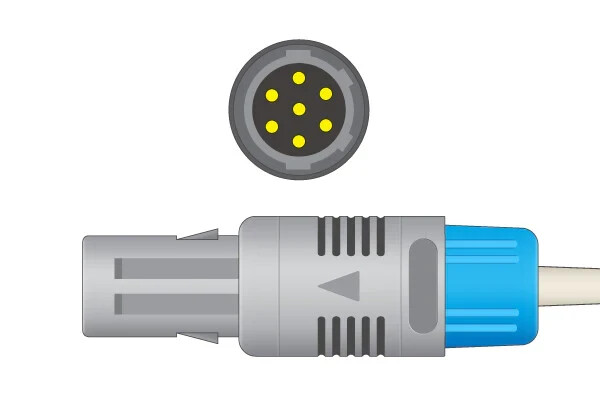 GE Vivid e Compatible 3 Lead Grabbers ECG Cable - Same Day Shipping
