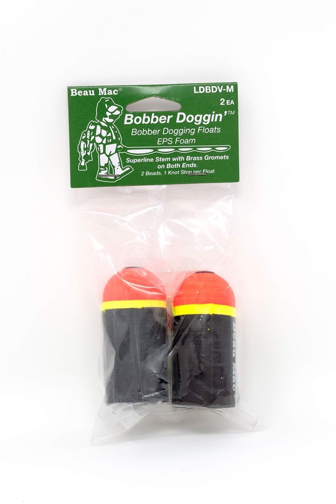 Beau Mac LDBDV-M Bobber Doggin' Float Foam, Flame Top 2Pcs, Multi, Medium