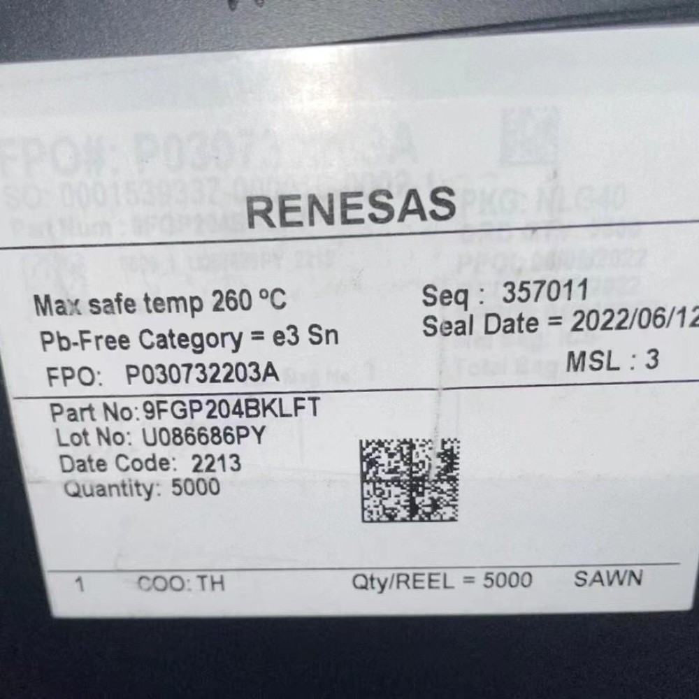 10PCS Renesas 9FGP204BKLFT Frequency Timing Generator for Peripherals