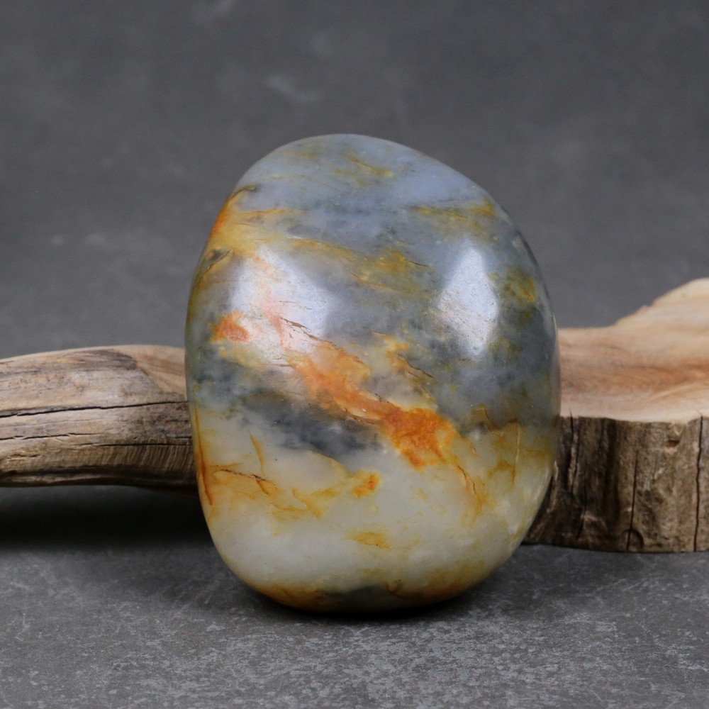 408G Certified 100% Hetian jade(Nephrite) Raw stone 和田玉青花原石