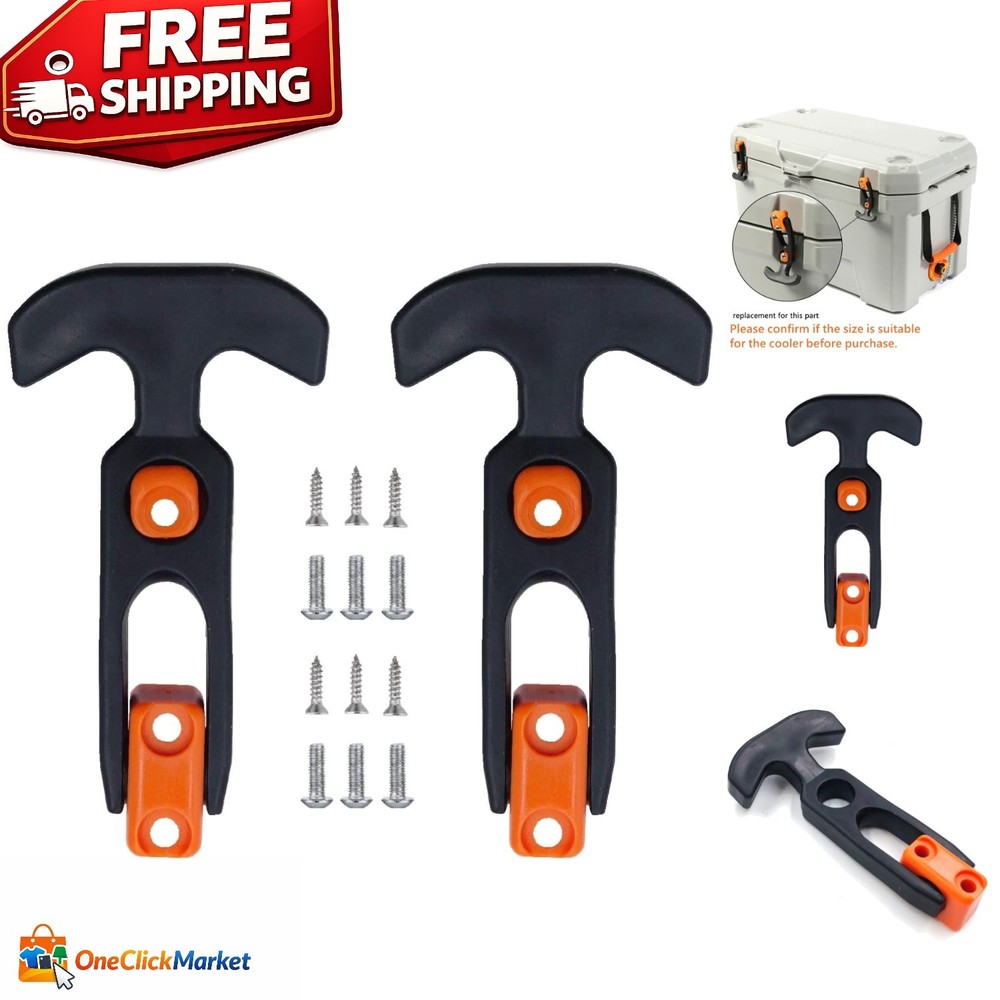 High-Quality Cooler Latches - UV Protection & Vibration-Reducing Design, 2 Pack