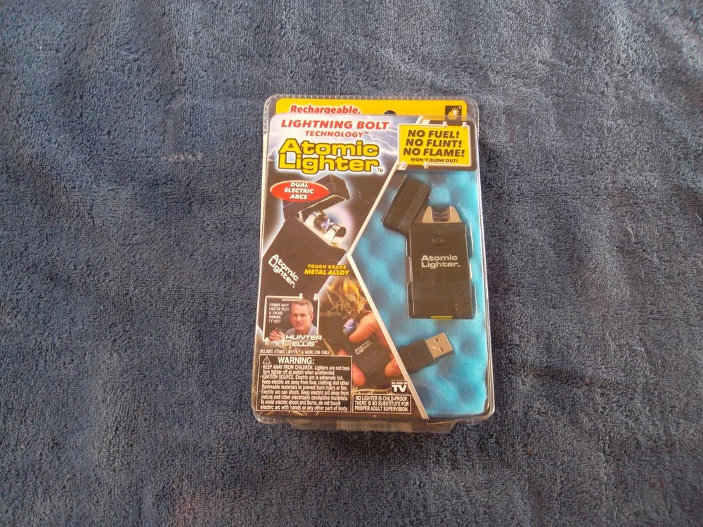 Atomic Lighter - With Lightning Bolt Technology - N0 Fuel/Flame/Flint - NEW
