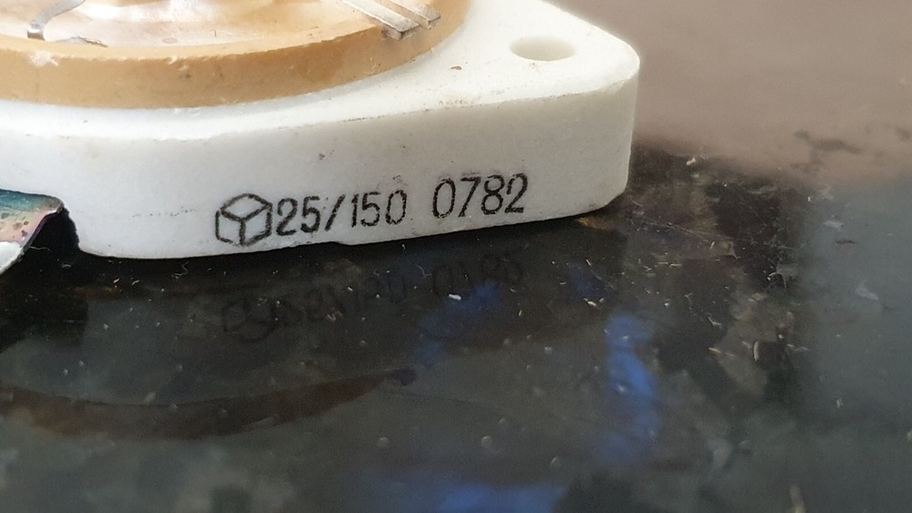 Variable Ceramic Capacitor 25-150pF 500V Silver Plated USSR Lot 3pcs+