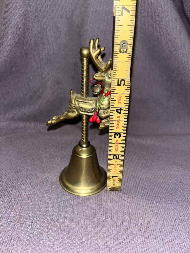 Reindeer Brass Bell