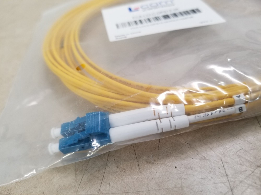 L-COM FCA-LCLC-DPS1Z-05 Fiber Optic Cable, Singlemode OS1