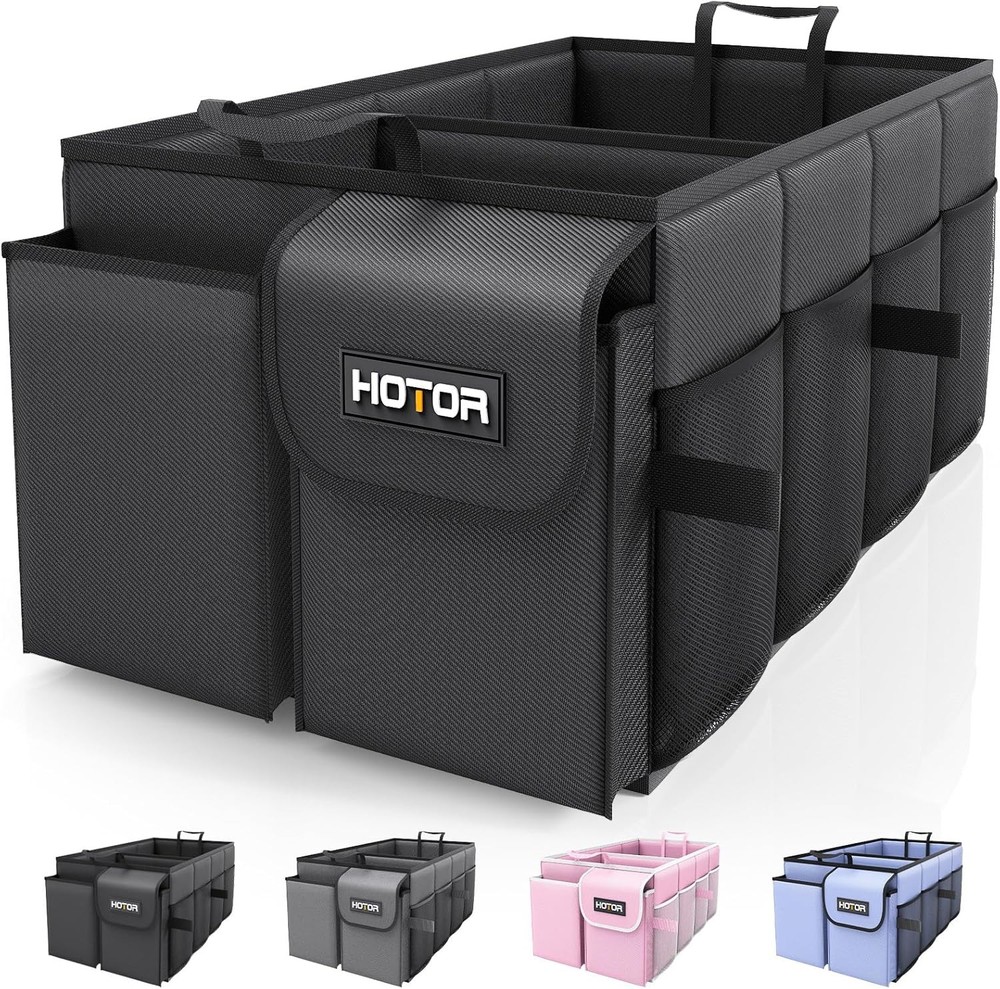 Foldable Trunk Organizer Sturdy Car Storage Compartments