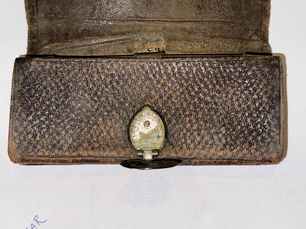 Antique Leather Fly & Leader Wallet