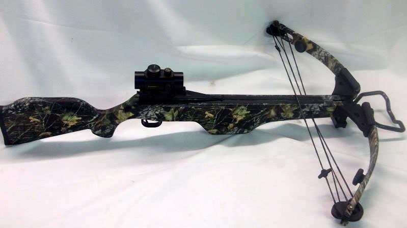 Parker Crossbow (Camo) w/ Simmons Scope Plano Case