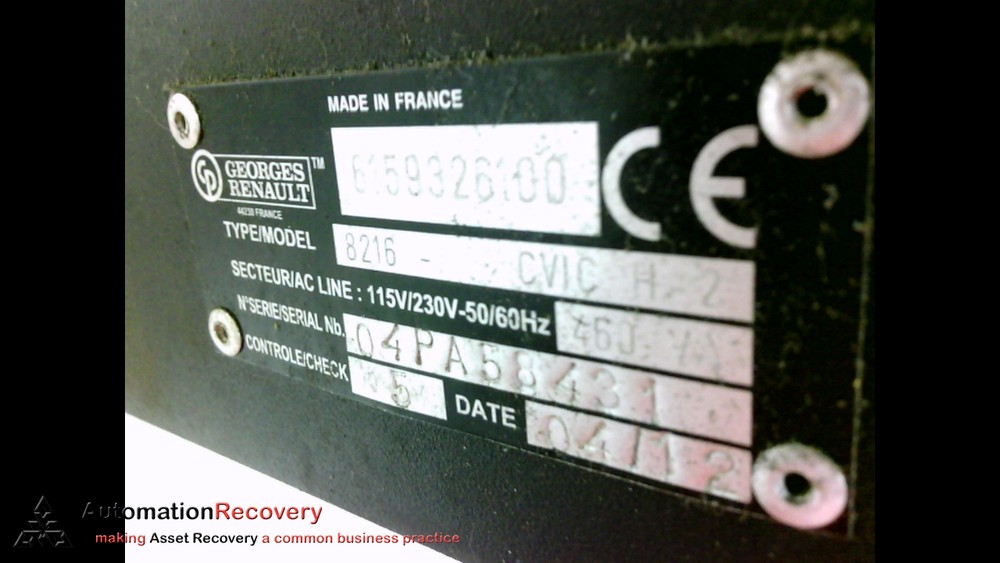 GEORGES RENAULT 6159326100 TOOL CONTROLLER #197457