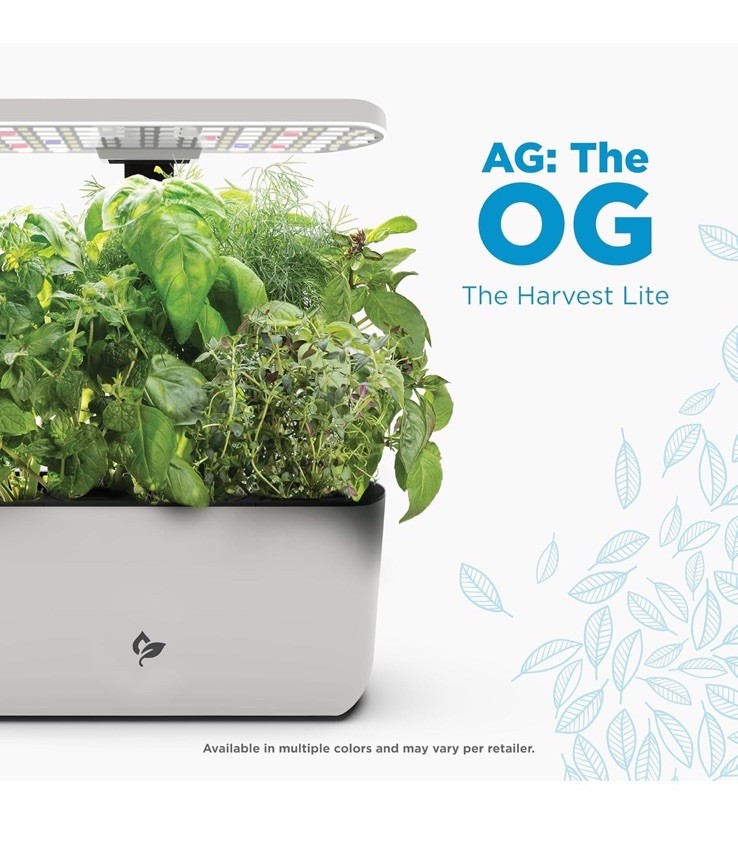 AeroGarden Harvest 2.0, Indoor Garden Hydroponic System with LED Grow Light