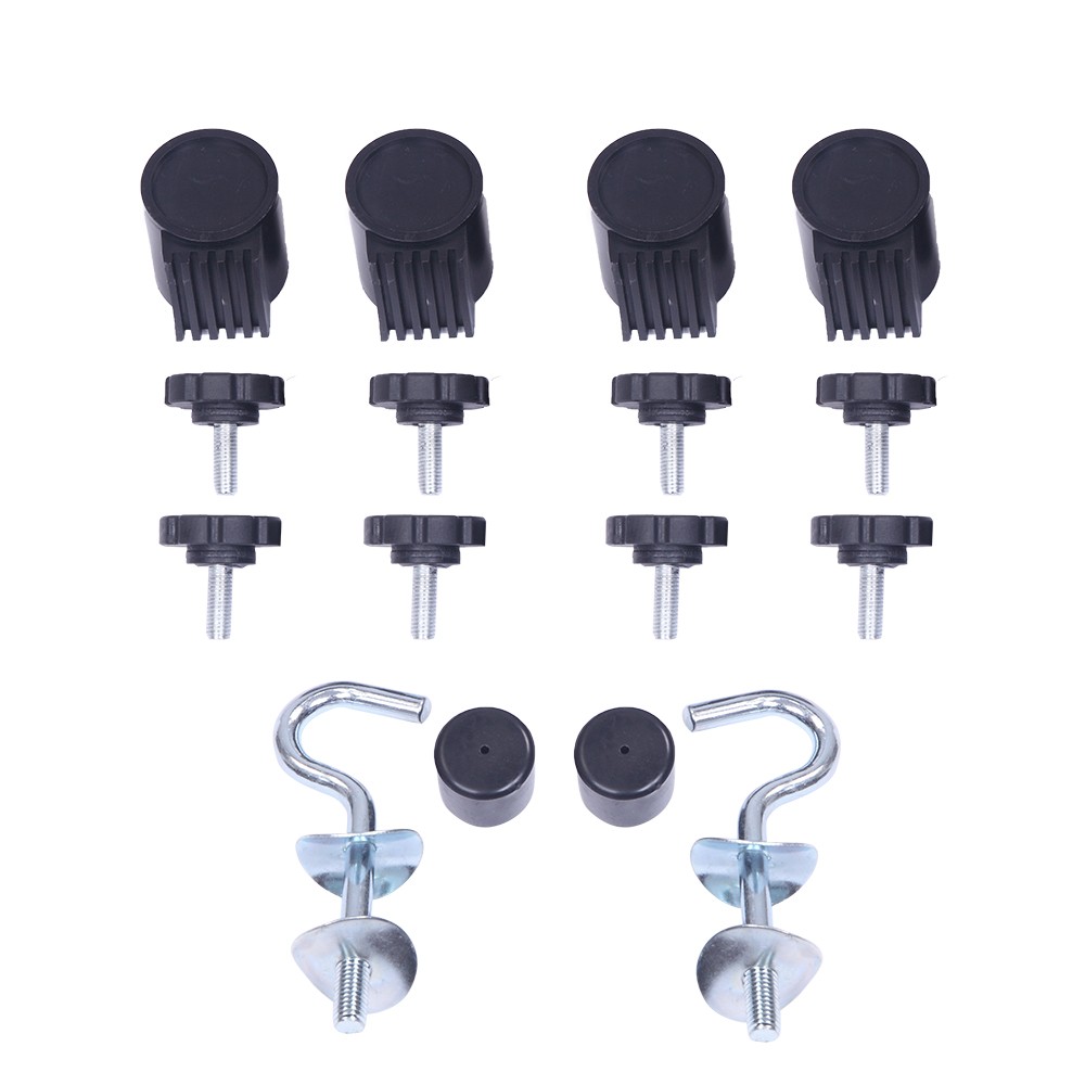 Garden 9FT Steel Hammock Stand Adjustable Hooks Carrying Bag 250 lbs Capacity