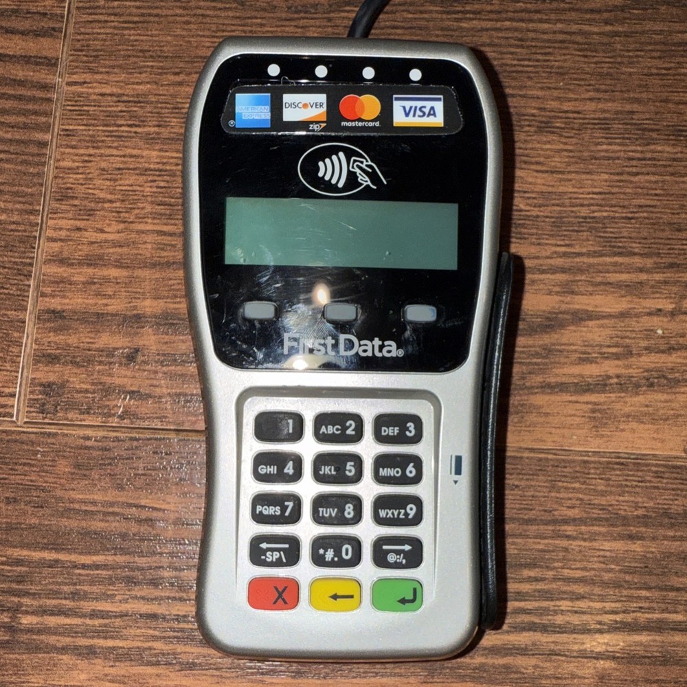 First Data FD-35 Credit Card Reader Pin Pad EMV USB Powered