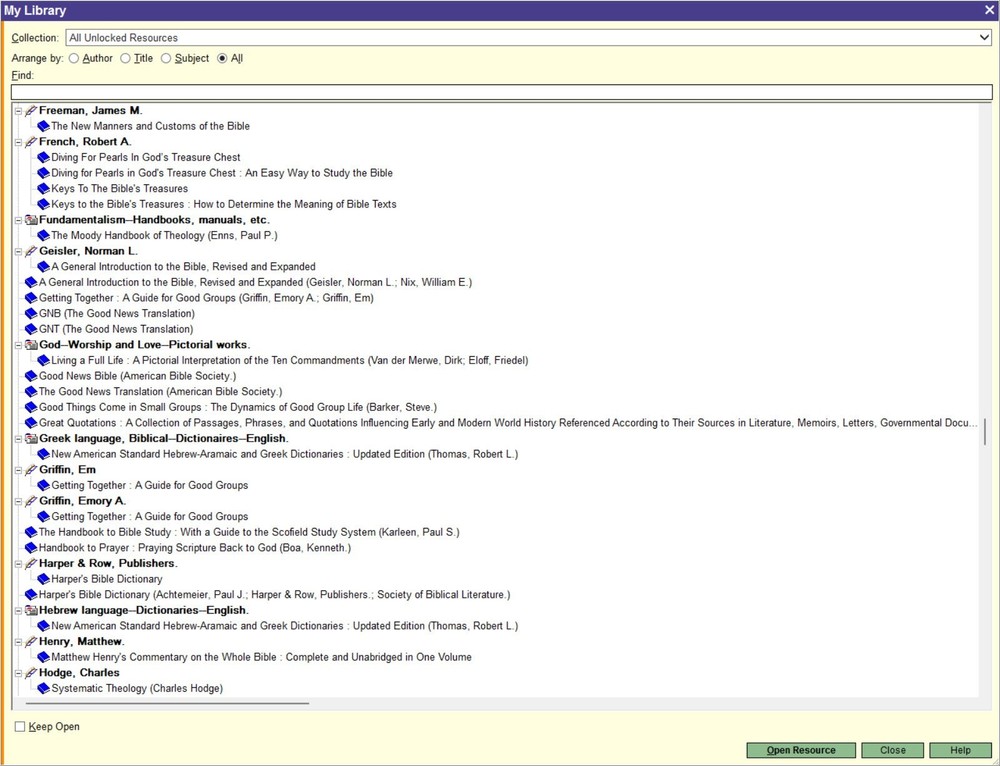 Logos Bible Scholar's Library software (DVD for Windows)