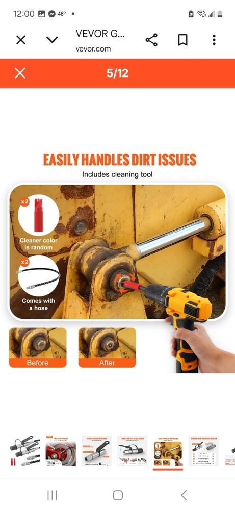 Vevor Locking Grease Coupler TH-46-7C