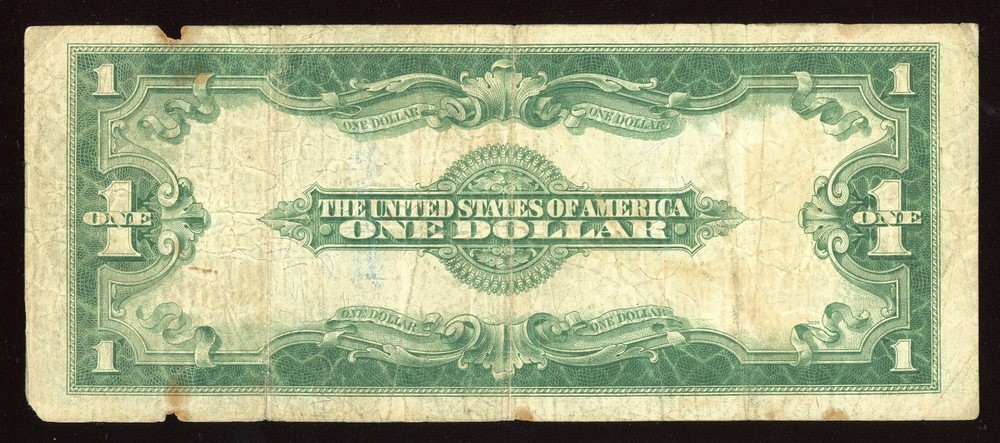 1923 Large Size Silver Certificate $1 Horseblanket Note