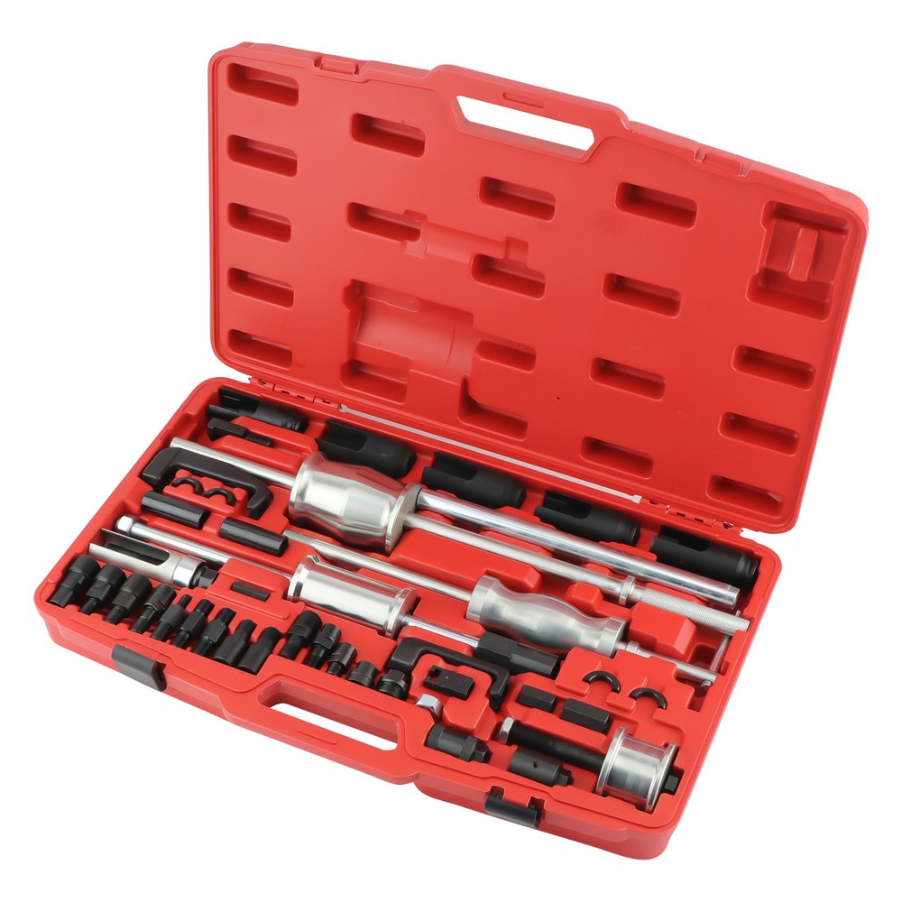 Auto Truck Diesel Injector Extractor Slide Hammer Puller Full Tools Set