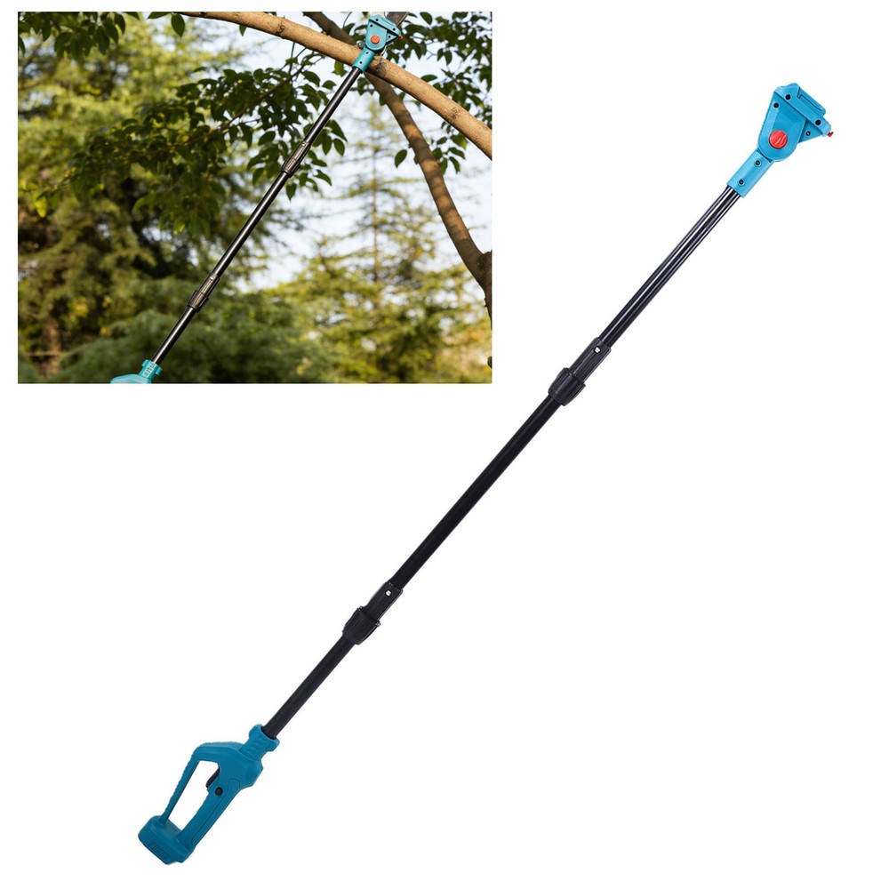 Adjustable Electric Pruning Shears Extension Pole For High Branches