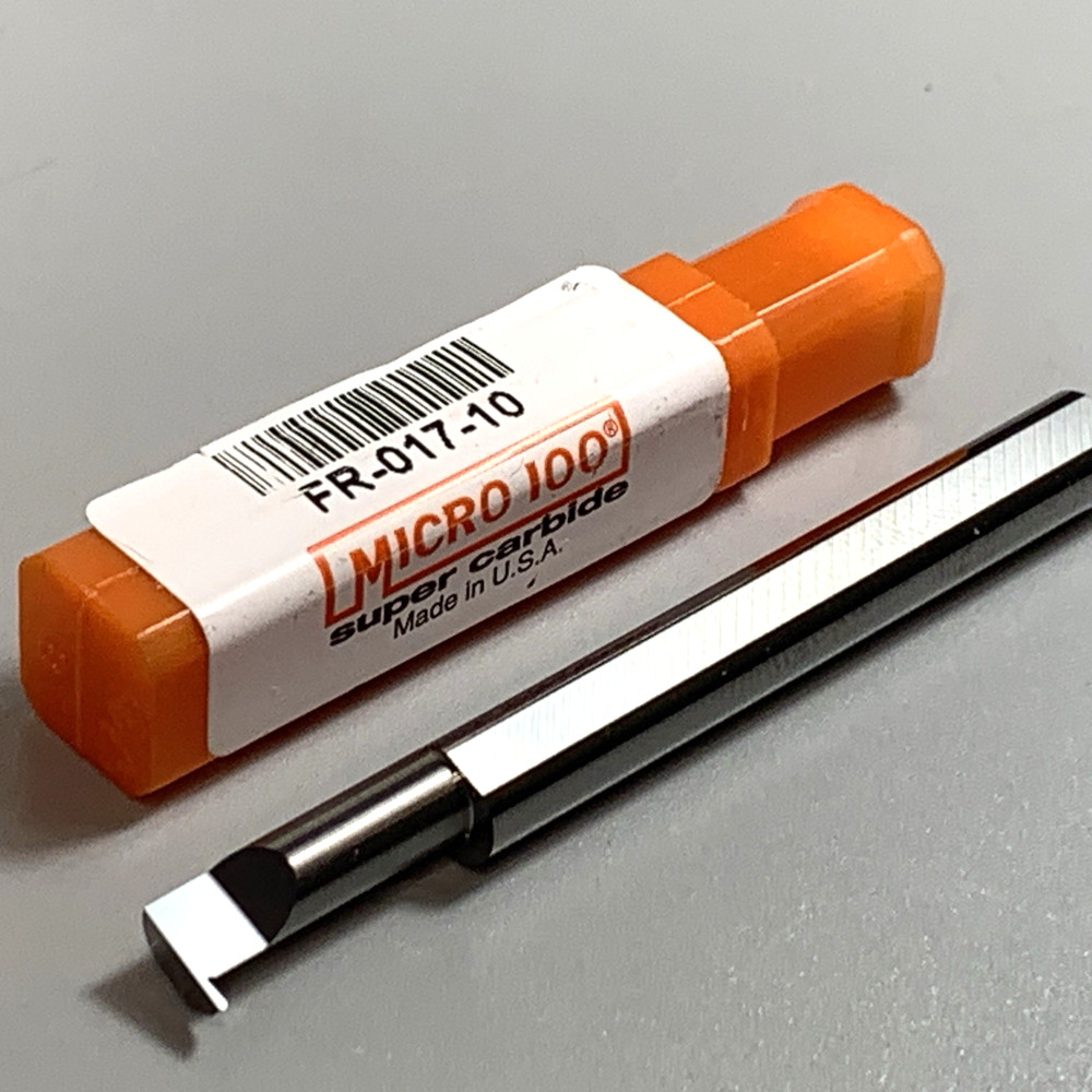 Micro 100 Carbide Full Radius Grooving Tool Width- .017”, FR-017-10