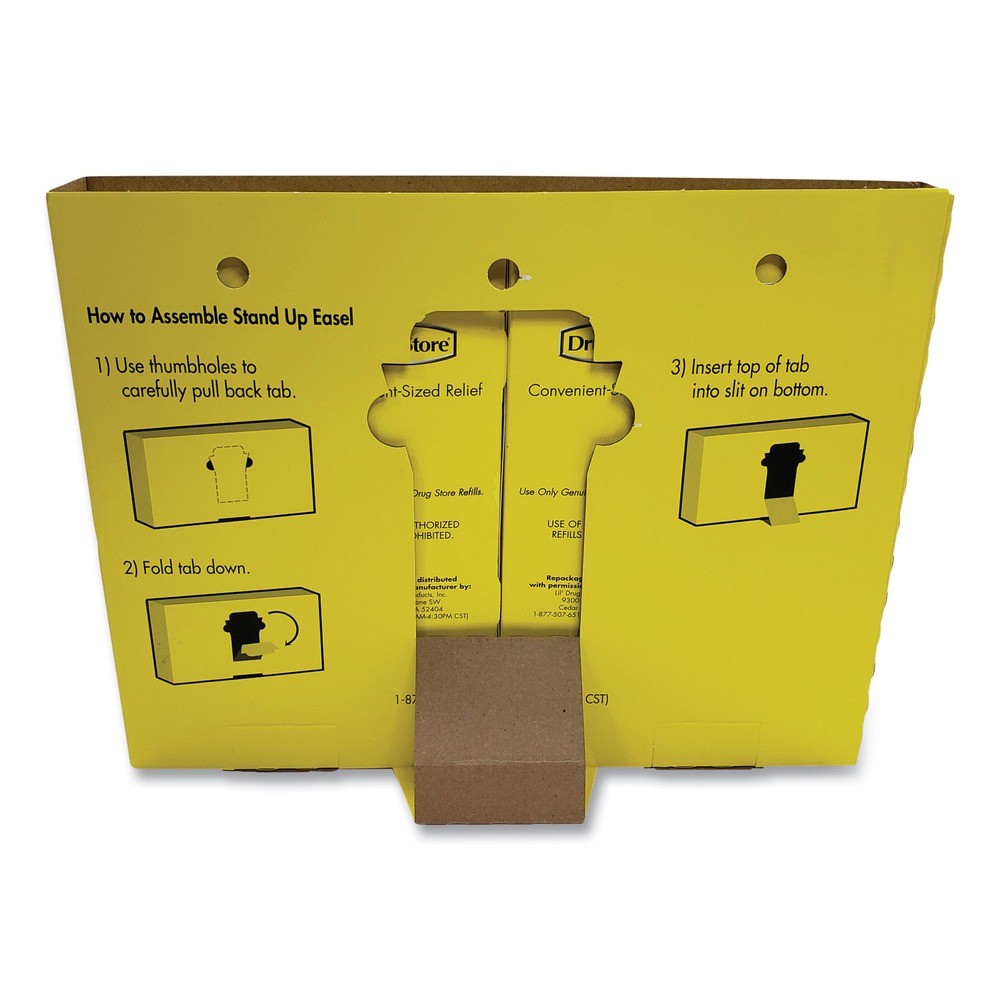 Lil' Drugstore 71622 Plastic Case Single-Dose Medicine Dispenser - Yellow New