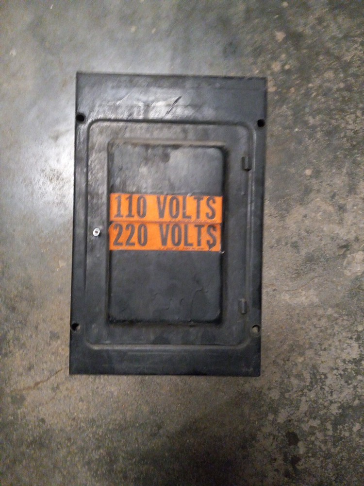 Zinsco Subpanel 100 Amp Or 60 Amp Panel Cover