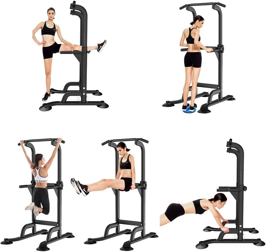 Multi-functional Power Tower for Strength Training - Supports Up to 330 lbs