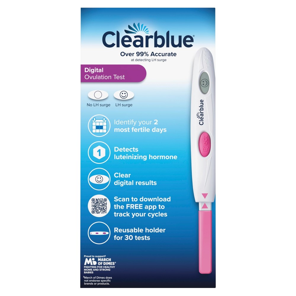 Clearblue Digital Ovulation Test, 30 Ct