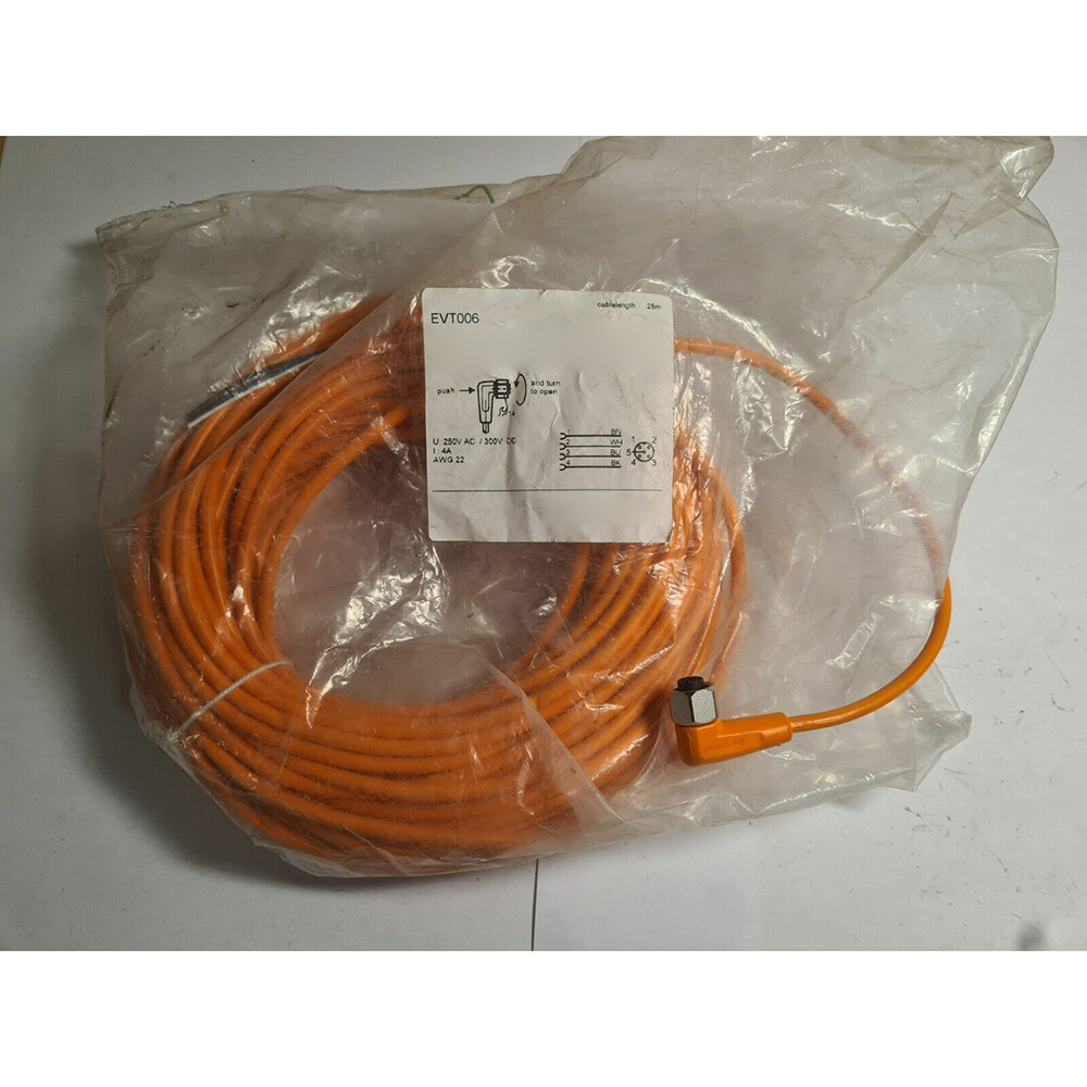 Sensor Connector Cable EVT006 for IFM