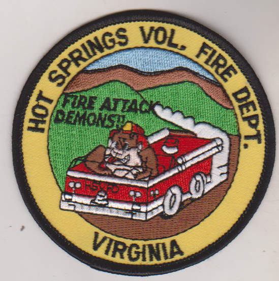 Hot Springs VA volunteer Fire Dept. Patch