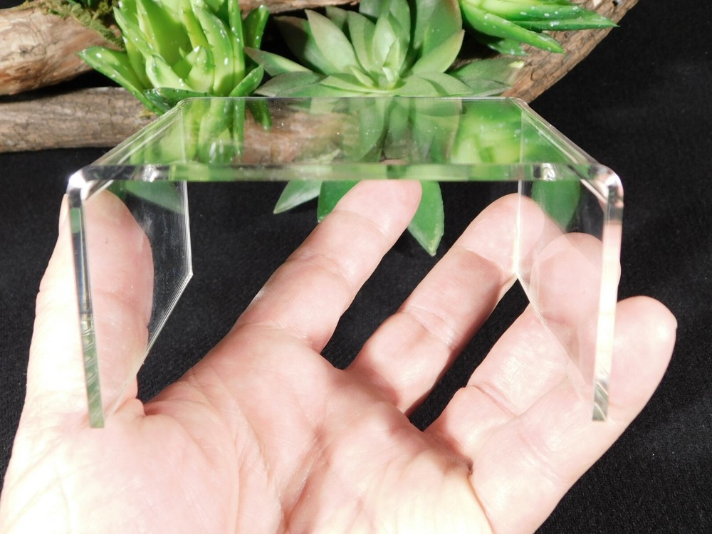 Display Stand Riser Type Clear Lucite Medium Size Short