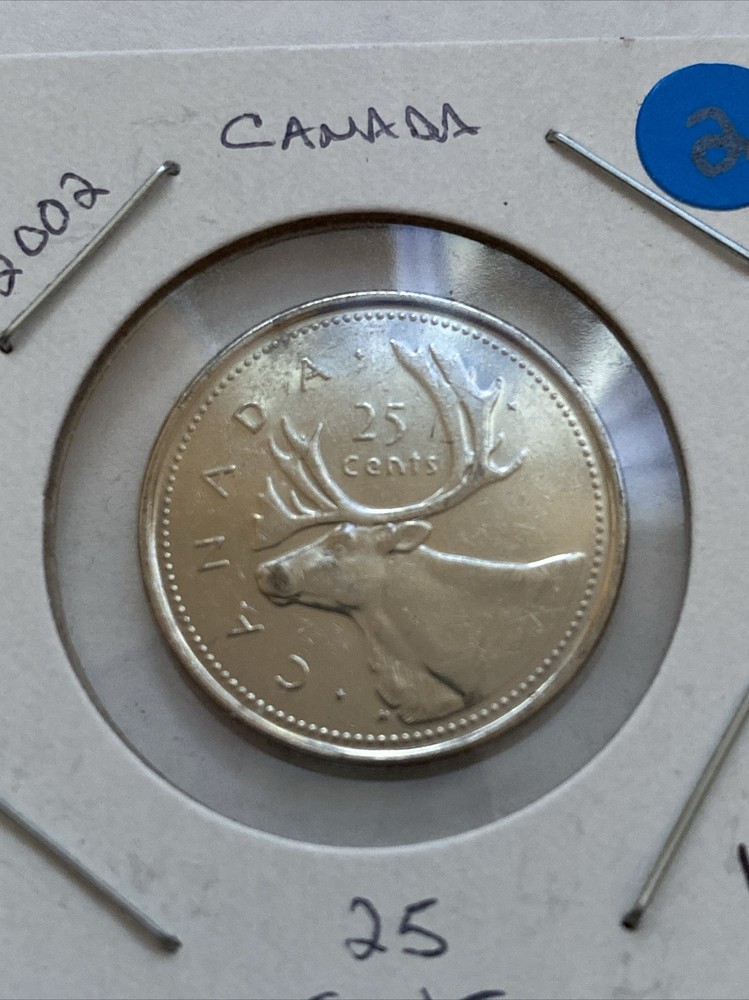 2002 Canada 25 Cent Coin