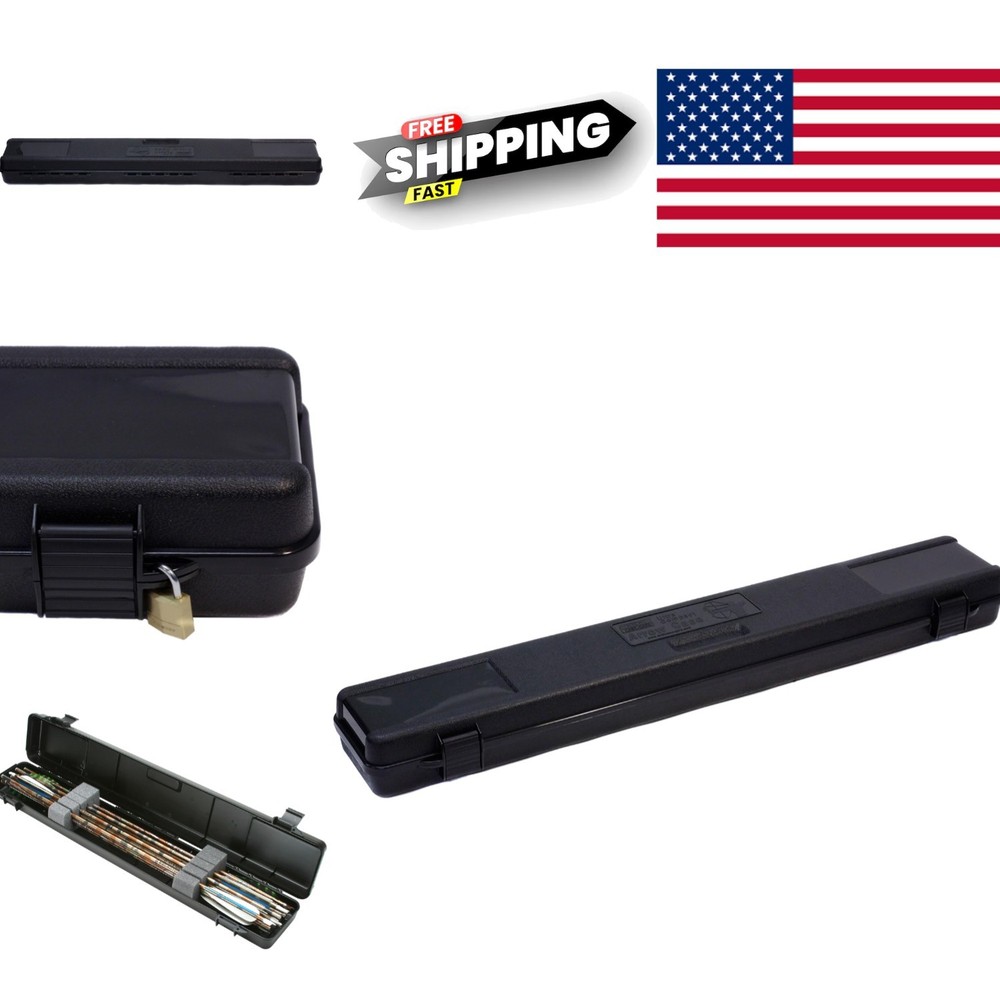 Ultra Compact Arrow Case for 16 Arrows Soft Snap Closure Durable Plastic Design