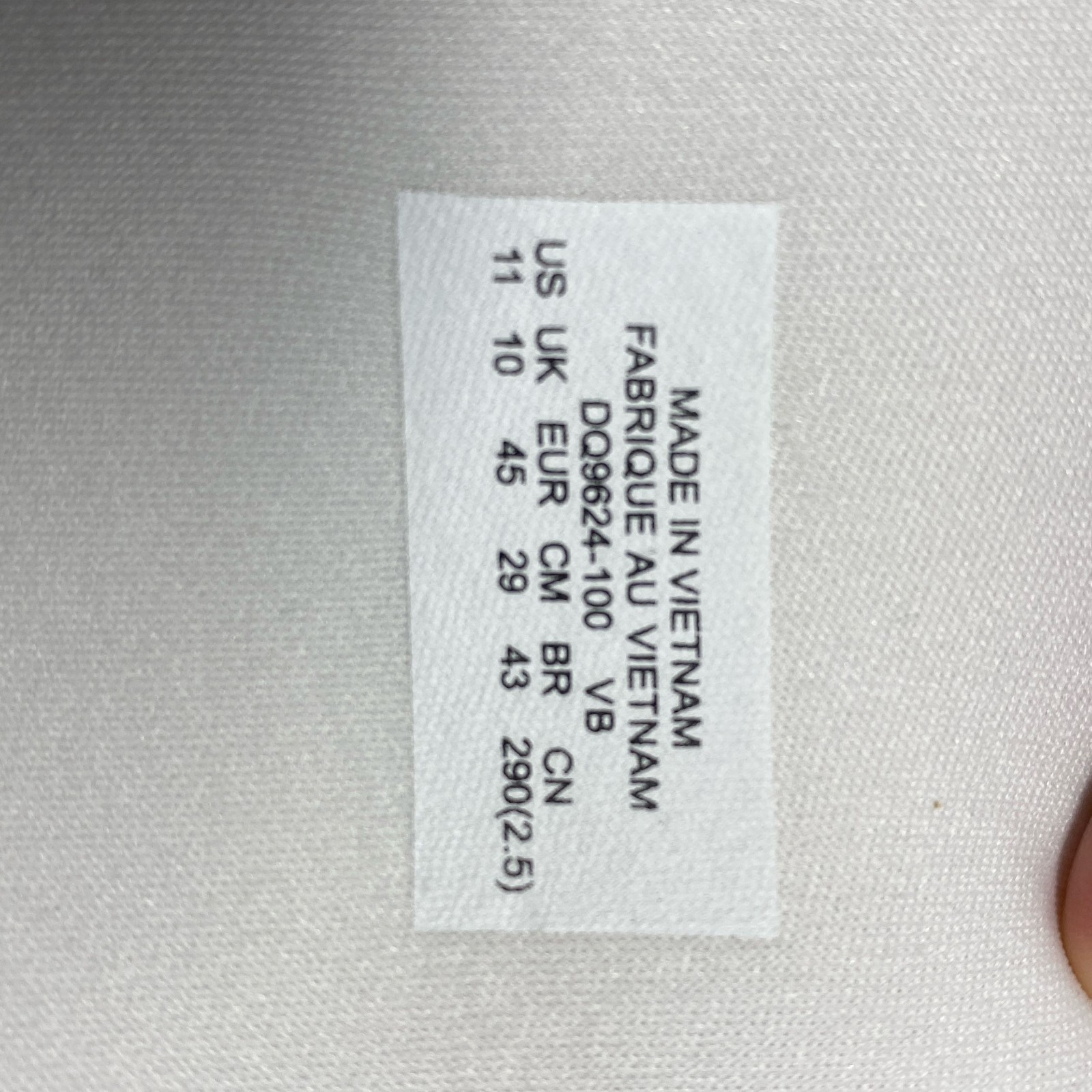 Nike Offcourt Adjust Slide White/Black Men's 11 DQ9624-100