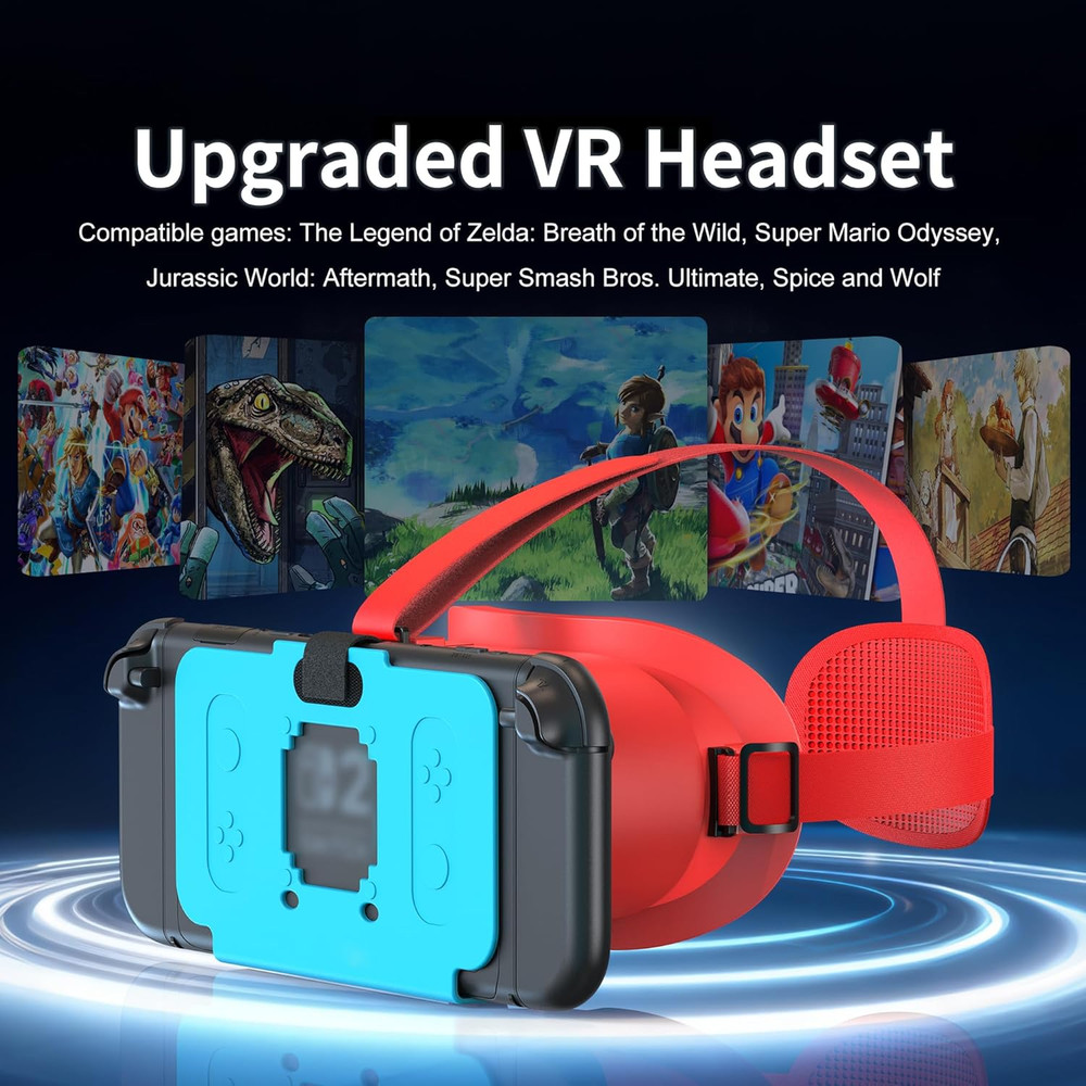 VR Headset for Nintendo Switch 2 (2025), Switch 2 Virtual Reality VR Glasses wit