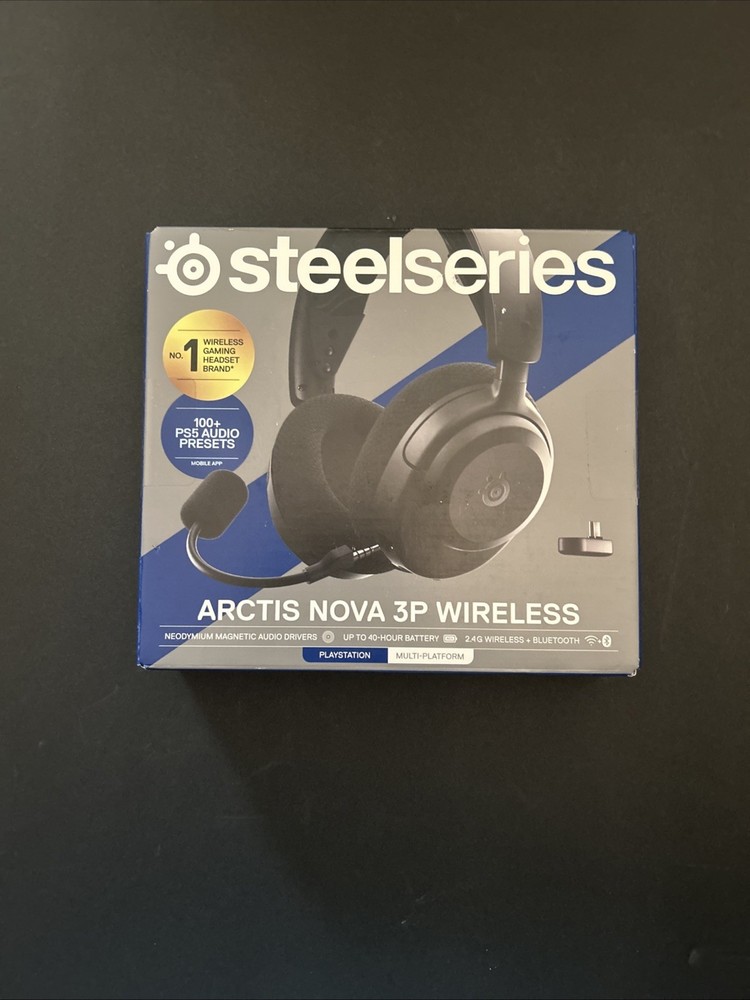SteelSeries Arctis Nova 3P Wireless Multi-Platform Gaming Headset Sealed In Box